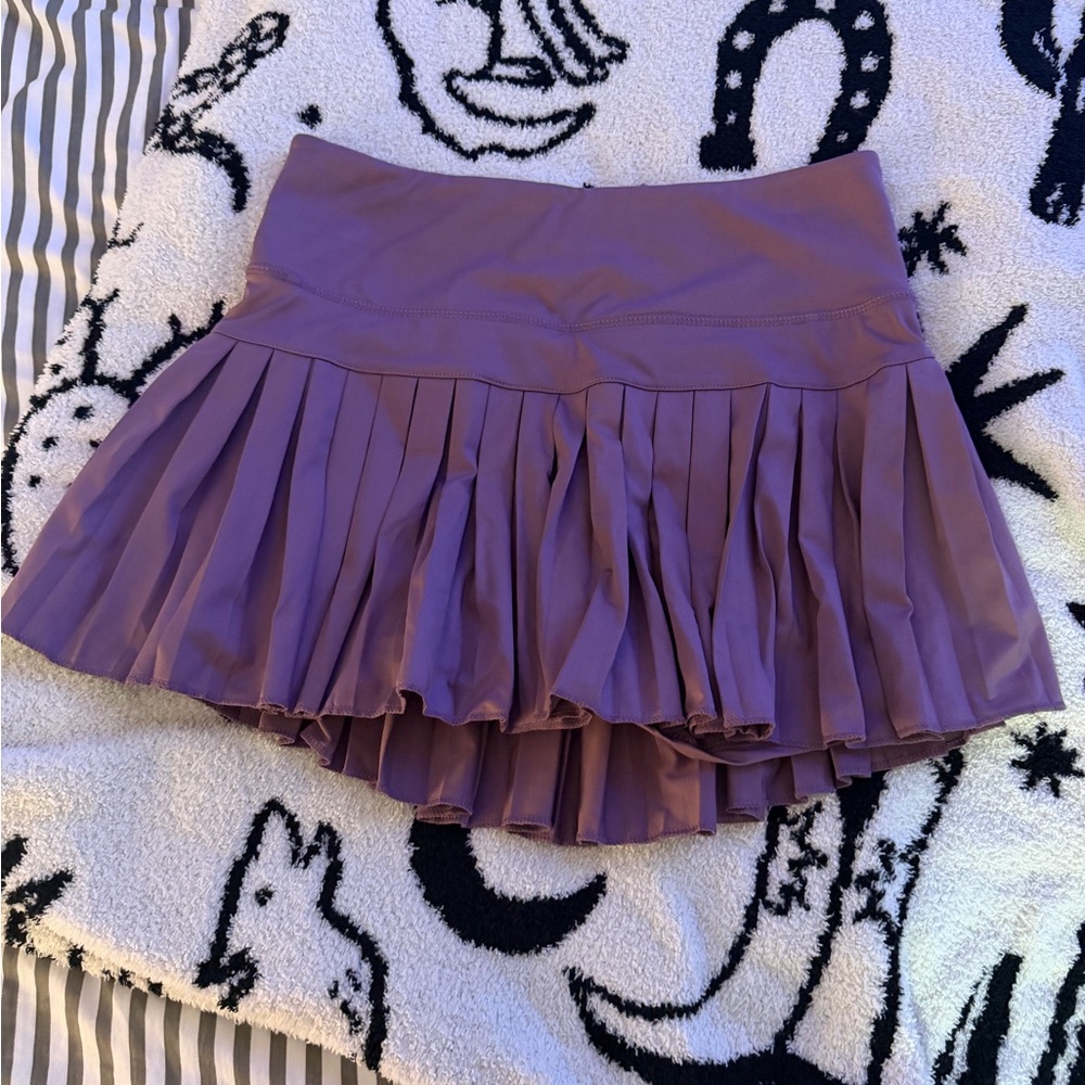 Chic Lavender Mini Skirt